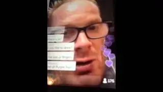 Medicated Pete periscoping from Dunkin Donuts