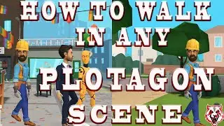 PLOTAGON TUTORIAL:  How to Walk in Any Plotagon Scene 2023