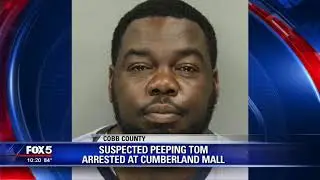 Suspected peeping tom arrest at Cumberland Mall