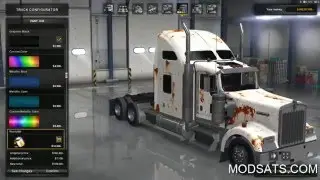 Rusty Kenworth w900 Truck skin | ATS mod