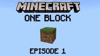 I played ONE BLOCK for the FIRST time! (Minecraft)
