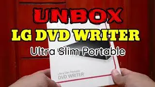 Unbox DVD Writer LG DVD RW Exsternal LG GP65 Ultra Slim Portable
