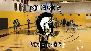 Monroe Community College Basketball - Noah Fancher 3, Dyree Rogers Steal, Adam Williams Dunk vs JCC