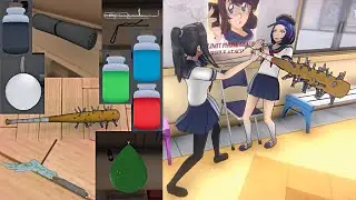 Весь крафт в Яндере симулятор - Мастерская + Научная лаборатория /Yandere Simulator