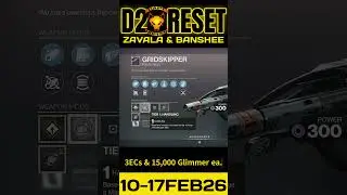 D2 Reset Zavala & Banshee Short 10-17FEB26 (REUPLOAD) #destiny2