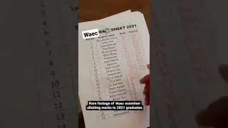 I wish this could be how the examiners mark our waec 😹😹  #WAEC #funny #examination