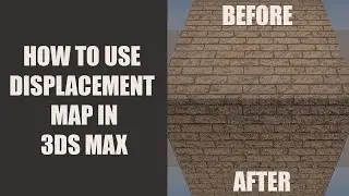 HOW TO USE DISPLACEMENT MAP IN 3DS MAX | 3DS CREATION #3dsmax #vray #rendering