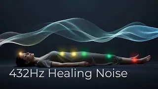 432Hz Healing Noise for Deep Sleep | 8 Hours