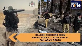 Unseen footage by BLA, shows Baloch fighters firing rocket launchers at Pakistan army