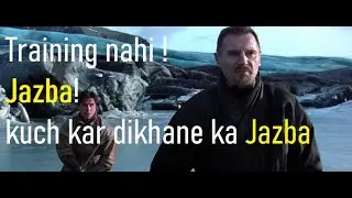 Himmat or Jazba | Motivational fight scene of Batman Begins | Hindi Dubbed