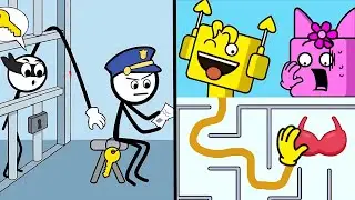 THIEF PUZZLE vs MAZE CRAZE ASMR Gameplay Android iOS, Satisfying Gameplay,Part#721.