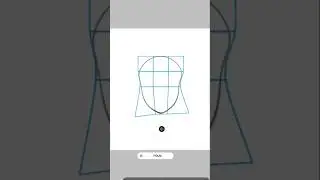 how to draw a perfect face shape on ibis paint x//#art #ibispaintx #tutorial #easyhacks #fypviralシ