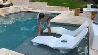 White Granite - The Ultimate Color for In-Pool Furniture