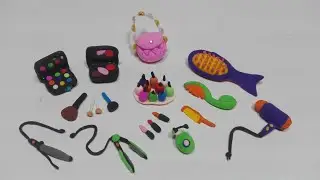 DIY How to make makeup  amazing makeup set  techniques  #DIYmakeup #polymerclay#polymerclayart