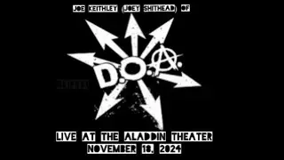 Joe Keithley (Joey Shithead) of D.O.A. live in Portland, OR Nov 18, 2024 (Setlist in Description)