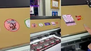 Processing print and cutting sticker by NT Printing
