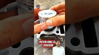 Bike ke Ring Piston Set Karne ka Sahi Tarika 🏍️😱 | Engine Ring Fitting Trick #ytshorts