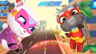 Talking Tom Hero Dash: The Evolution of Gameplay | Tom & Angela Showdown color blast android iso |