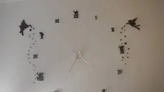 3D Wall Clock Modern Large