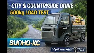 SUNHO-KC Electric Utility Vehicle 🚚 | Grocery & Goods Transport | Urban + Rural Test Drive