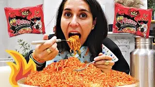 SPICY RAMEN NOODLES CHALLENGE! HELP