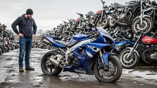 ASMR Motorcycle Restoration Full Rebuild Blue Yamaha YZF-R1 1999