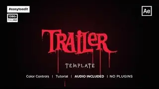 Halloween Trailer Template | After Effects Template