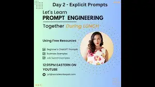 Learn along with Me: ChatGPT Prompt Engineering - Day 2 (Juli tries AI for regular people)