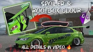 HOW TO FIX SPOILER &ROOFBOX COLOUR CHANGE CARPARKING MULTIPLAYER 2026 / CIVIC ROOFBOX