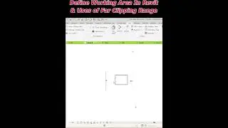 Define Working Area in Revit | Far Clipping Range Explained 🚀 #shorts #ytshorts #Revit