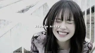 chuu - kiss a kitty (sped up + reverb)