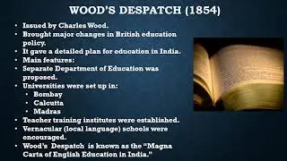 WOOD'S DESPATCH