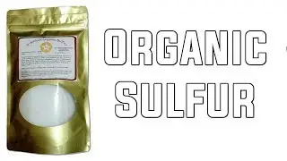 Organic Sulfur (Pure MSM) Benefits, Uses, Testimony - Patrick McGean of Sulphur Study
