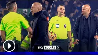 Why Arne Slot was shown a red card after Merseyside derby chaos!   Football News   Sky Sports