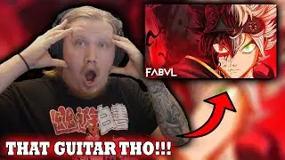 THAT GUITAR THOUGH!!! | Asta Rap - &ldquo;Breaking Me Down&rdquo; | FabvL [Black Clover]