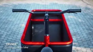 Trunke. Compact cargo bike design