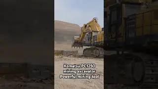 Komatsu PC1250 mining excavator, a powerful mining tool #mining #construction #excavator #komatsu
