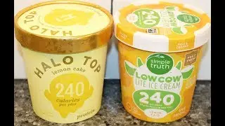 Halo Top vs Simple Truth: Lemon Cake Ice Cream Comparison