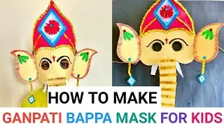 How to make Ganesha mask for kids | Ganpati mask mask for Kids | Ganesh chauturthi activity for kids