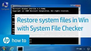 Using System File Checker to Restore System Files in Windows | HP Computers | HP