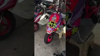 Yamaha jog 50cc project by getting ready for June event #motorcycle #maximorpm #bajon #drag