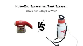 Tank Sprayer Vs Hose End Sprayer: What's the Difference? #sprayers #lawncare #diy