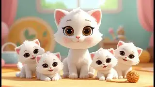 बिल्ली मम्मी आई है 🐱 | Cute Cat Family Rhyme for Kids | Hindi Nursery Rhymes #catviraldance #kitten