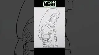 How To Draw Neji Hyuga | Naruto | Step By Step #shorts #draw #animedrawing #drawing #neji