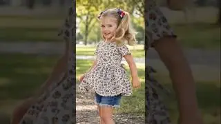 This Little Girl Outfit Is TOO Cute #kidswear