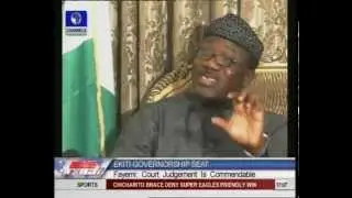 Supreme Court Affirms Fayemi's Election As Ekiti Governor