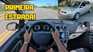 NA ESTRADA DE FIESTA 1.6 COM RODAS BBS E SUSPENSÃO ESPORTIVA PELA PRIMEIRA VEZ!