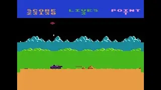 Patrol  - Atari game for NOMAM BASIC 10Liners Contest 2021
