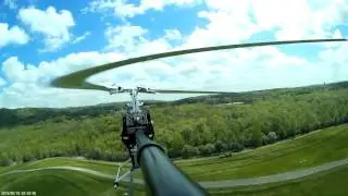 T-Rex 700 E with Mobius on tail boom