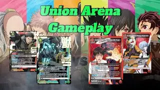 Union Arena (Онлайн-тестирование) [Кайдзю номер 8] Зелёный кайдзю против [Евангелион] Красного Си...